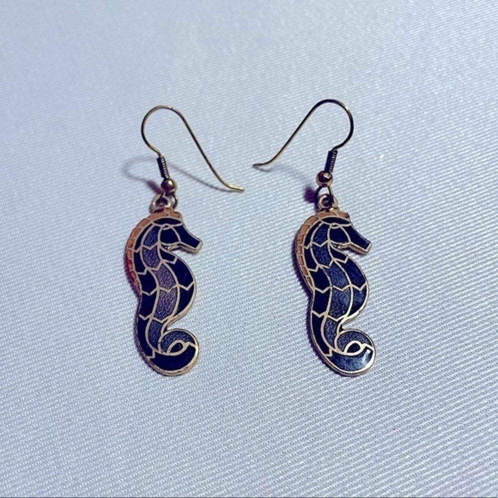 Vintage Seahorse Earrings